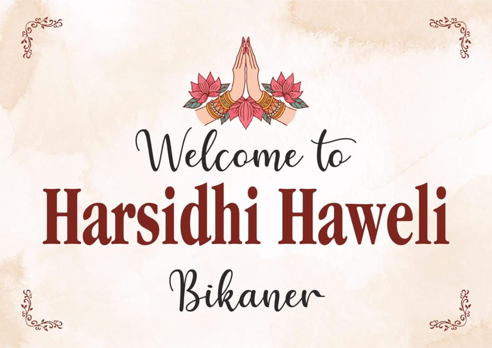 Apartamento Harsidhi Haveli Bikaner Exterior foto