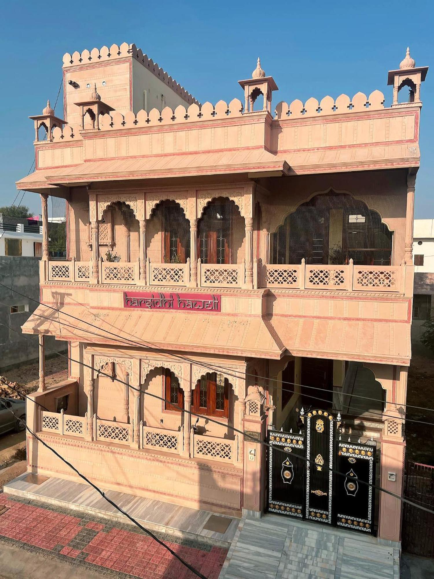 Apartamento Harsidhi Haveli Bikaner Exterior foto